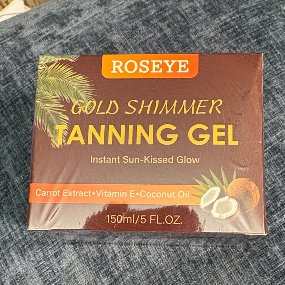 Gold Shimmer Tanning Gel - Brown